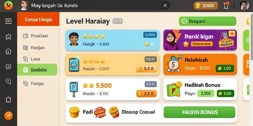 playwin - Fitur tantangan harian yang mengasyikkan.